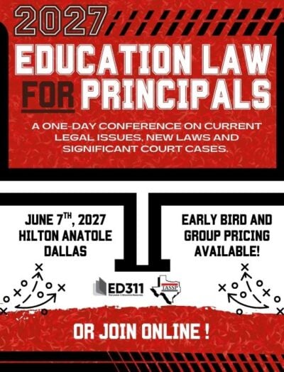 2027 Education Law for Principals Conference Workbook